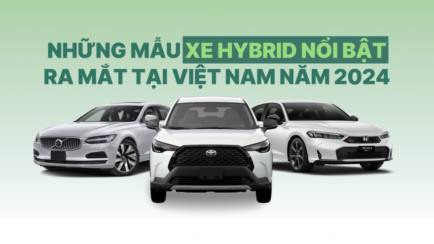 Những mẫu xe hybrid nổi bật ra mắt tại thị trường Việt Nam năm 2024